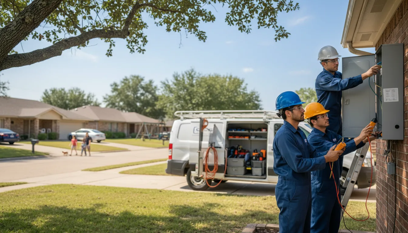 Certified electrician providing emergency electrical services in Winona, KS
